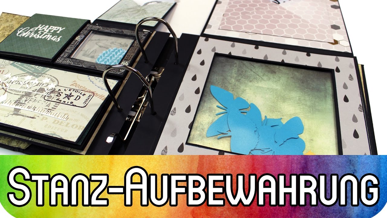 Aufbewahrung für Stanzschablonen und Stanzteile selber machen