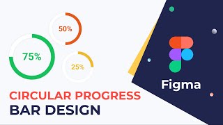 Circular progress bar design in Figma  |  Figma Tutorial For Beginners 2021  |  MrSid