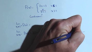 Showing a Piecewise Defined Function is Not Continuous