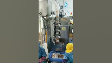 Mango pulp fruit juice continuous bag form cutting filling sealing packaging machine