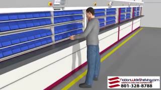 Automated Storage Carousel for Small Parts Storage || NationWide Shelving || 801-328-8788