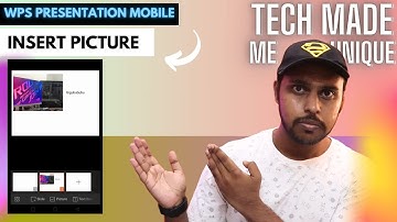 How to insert picture in wps presentation mobile | insert picture on wps presentation mobile