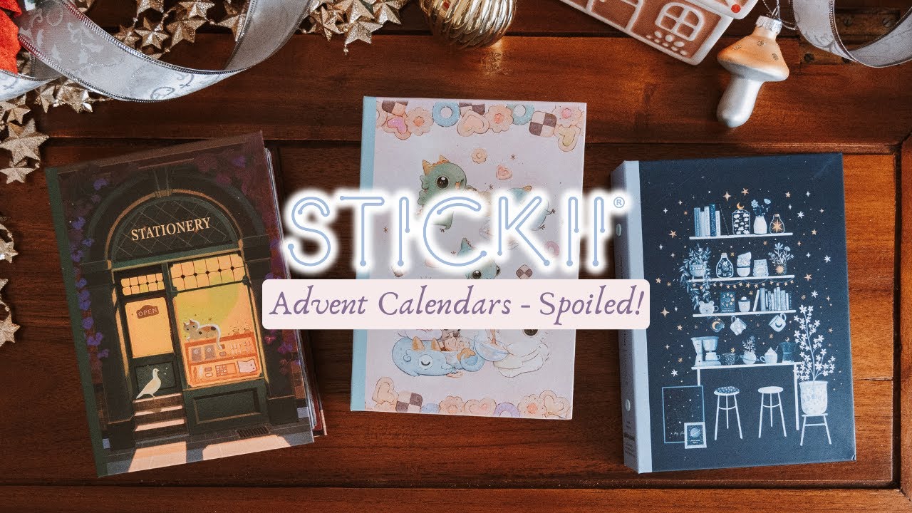 Sticker Advent Calendar STICKII - Cute 25-Day Countdown | 2025 Edition