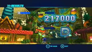 Sonic Colors (Wii) Tropical Resort act 4 (Sonic) Speed run (0:16:23)