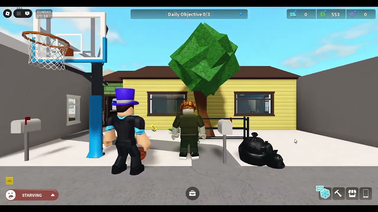 playing bloxburg first time