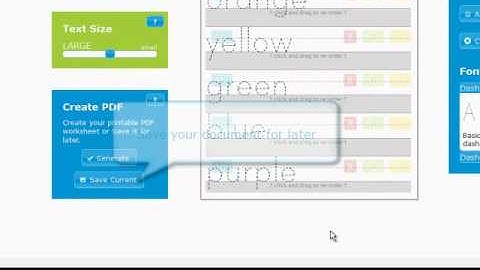 How to Create, Print and Save your PDF