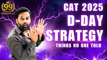 CAT D-Day Goof-Ups to AVOID! 😱 | 20 Days Before CAT 2025 | Why did I not know this before 😱