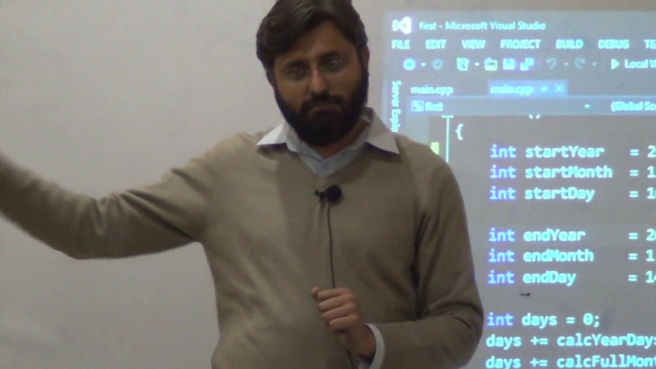Testing & Debugging a program using Days b/w Dates program Example, C++ ...