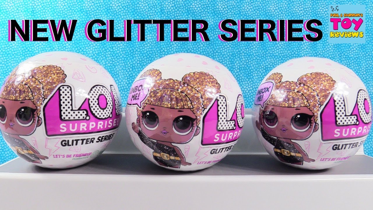 Authentic ✨ ✨ Brand New Lot of 3 LOL Surprise Dolls Balls GLITTER SERIES L.O.L