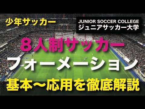 ８人制サッカー フォーメーション 基礎 応用まで徹底解説 まとめ Youtube