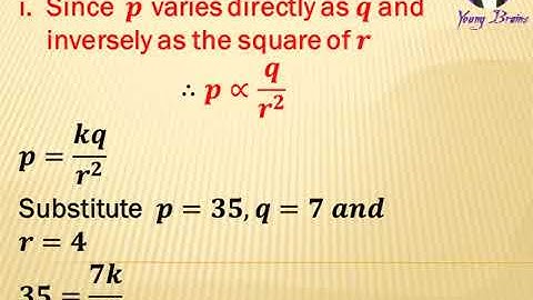VARIATION - JOINT VARIATION