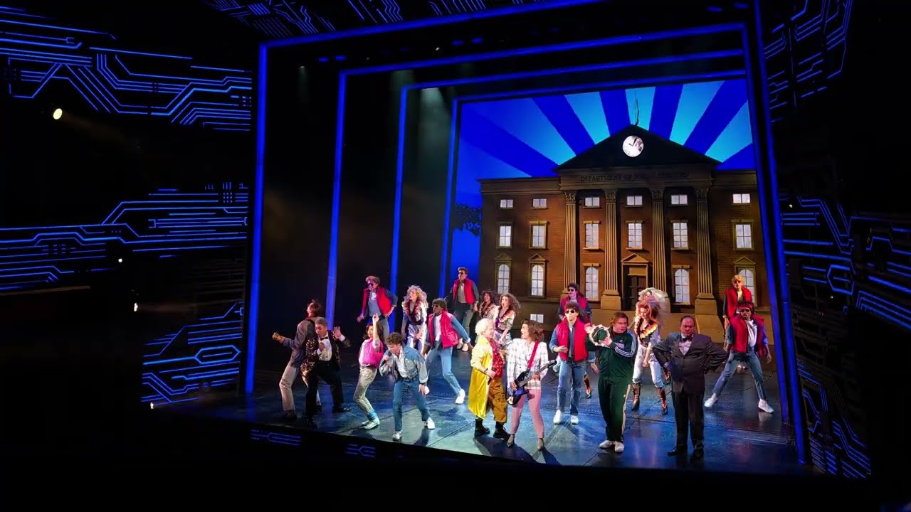 Back to the Future the musical... Back in Time finale song, Adelphi Theatre, London, 28/1/26