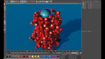 How to Setup Physics and Dynamics in Cinema 4d Tutotial