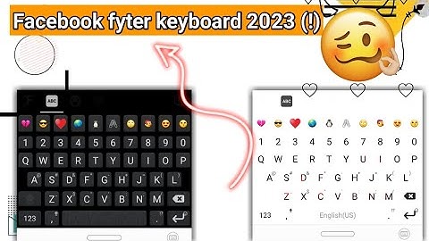 Facebook fast typing keyboard 2023 // fighter keyboard 2023