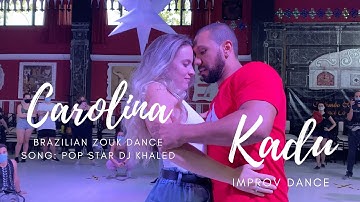 DJ Khaled ft. Drake POP STAR | Brazilian Zouk Dance by Kadu Pires and Carolina Fajardo (Madrid)