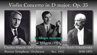 Tchaikovsky: Violin Concerto, Milstein & Munch (1953