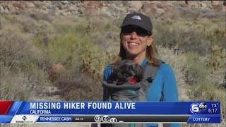 California hiker missing since Friday found alive