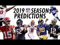 2019 NFL Season Predictions