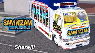 SHARE||LIVERY BUSSID CANTER MUHKLAS S2 TRUCK REBECCA SAM NIZAM TERBARU||BUS SIMULATOR INDONESIA