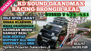 FREE!! GRANDMAX RACING SOUND CODE BUSSID V4.3.4 - 4.5.1 SUPPORT ALL MODS || BUSSID UPDATE