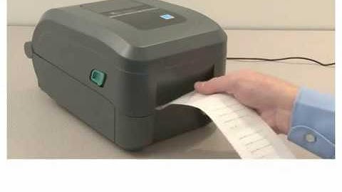 Set the Print Width Manually: Zebra GT800 Desktop Label Printer