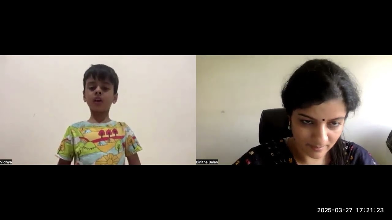 Online Carnatic vocal class | Decoding swaras with Varshith