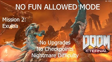 DOOM Eternal  Challenge Run: NFA  | Mission 2 [No Commentary]