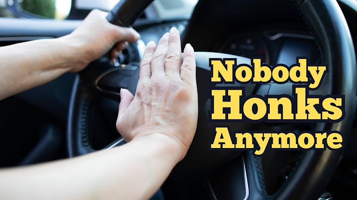 Why Don't We Honk Anymore (Fuel For Thought)