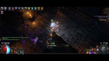 [POE 3.20] Occultist Lv 100 : Hexblast Mine - Some bosses and last room of Sanctum