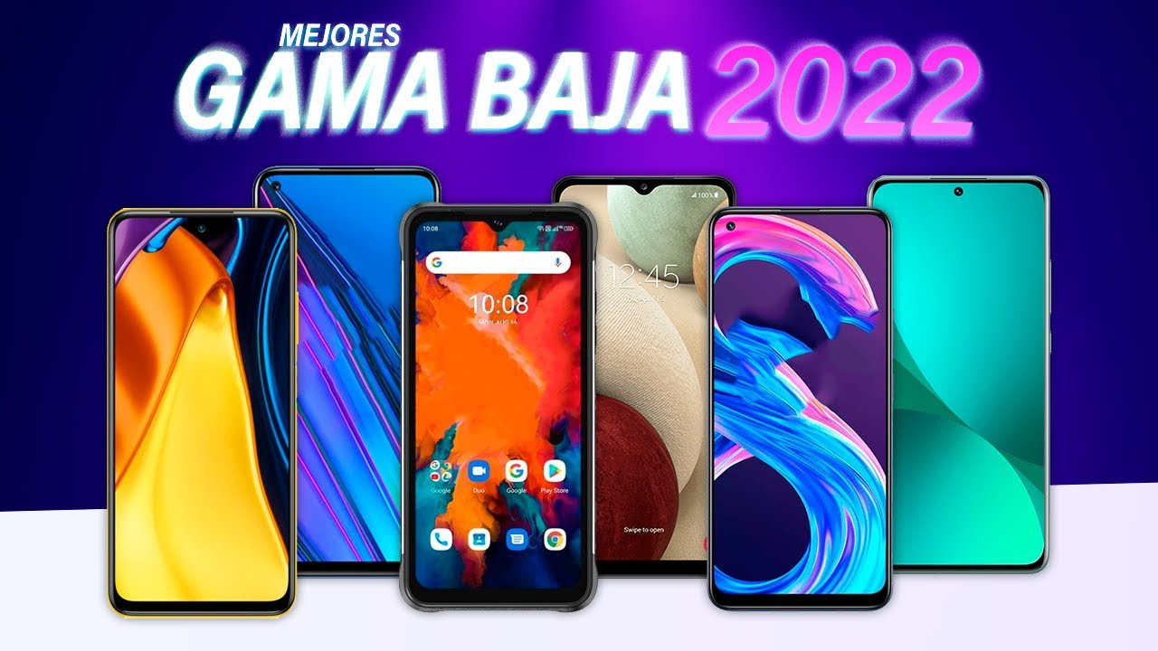 Mejores teléfonos GAMA BAJA para COMPRAR en 2022 🔥 - YouTube