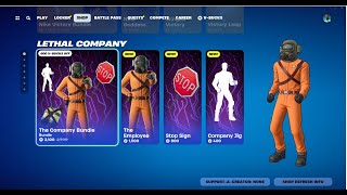 *NEW* LETHAL COMPANY SKIN! Fortnite Item Shop 5/31/24