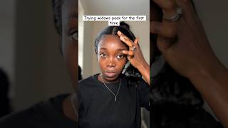 Let’s do a widows peak tutorial #wigs #wiginstall #wigtutorials #wiginfluencer #hairinfluencer