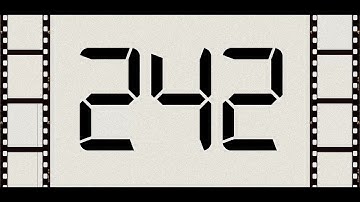 Countdown from 242 to 0 (Retro)