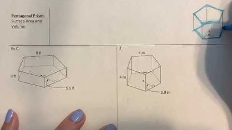 S30 Notes pt 3 (surface area and volume of pentagonal prisms)