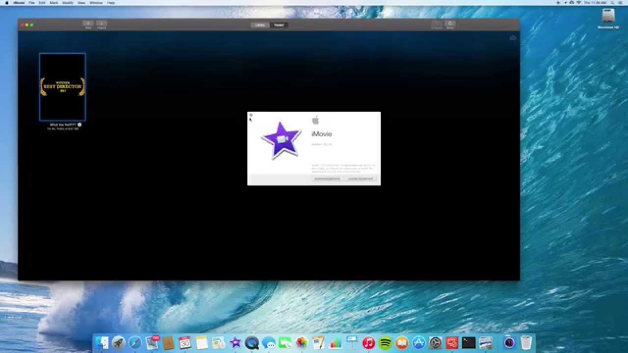 imovie 10.1.7 export mov