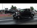 STREET RODS and Gassers - HAMB Drags 2019 - MoKan Dragway