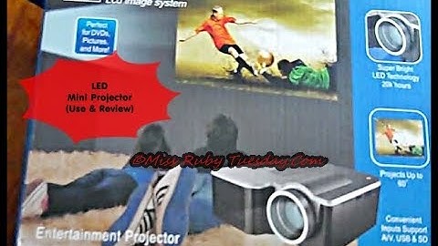 Miss Ruby Tuesday- Excelvan LED Mini Projector (Use & Review)