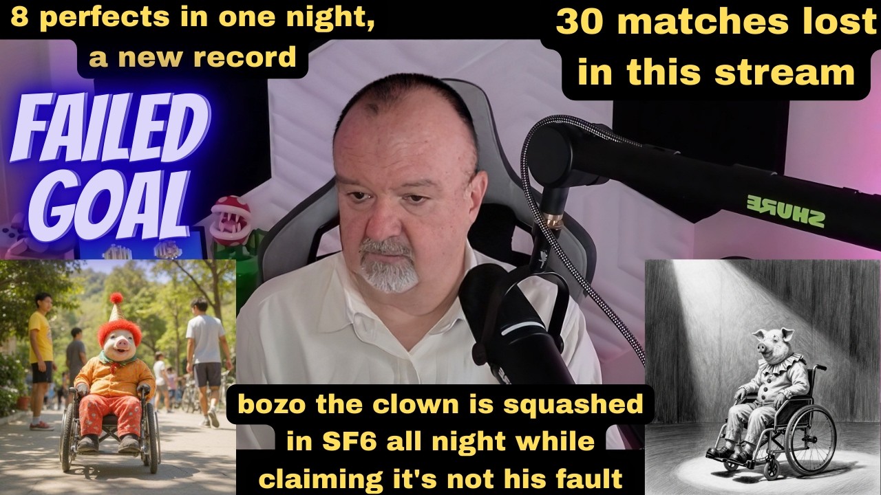 DsP--bozo burnell cooked all night in SF6--perfected 8 times and crushed 30, it's not his fault