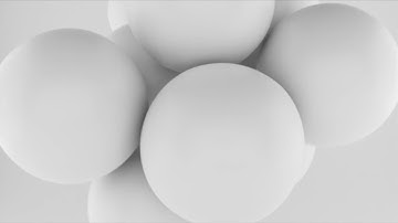 3d sphere soft white intro animated background video , Copyright FREE video