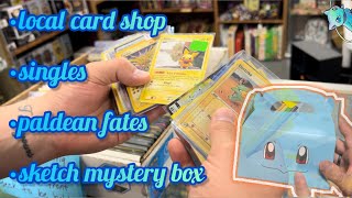 Local card shop singles, deals and sketchy mystery box!