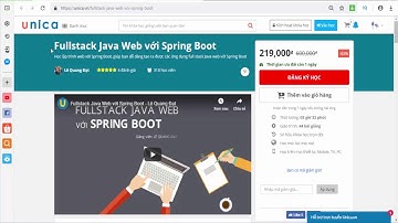 FULLSTACK JAVA WEB VỚI SPRING BOOT
