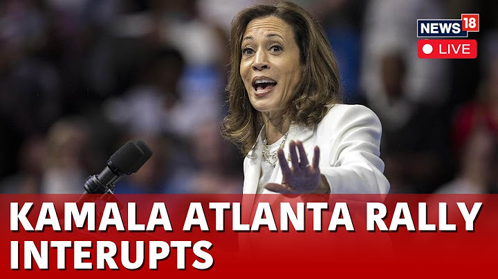 Kamala Harris LIVE: Harris Rally In Atlanta Interrupted Amid Medical Emergency In Crowd Live | N18G