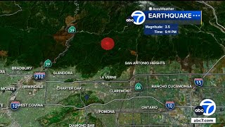 3.5-magnitude earthquake strikes near La Verne, USGS says