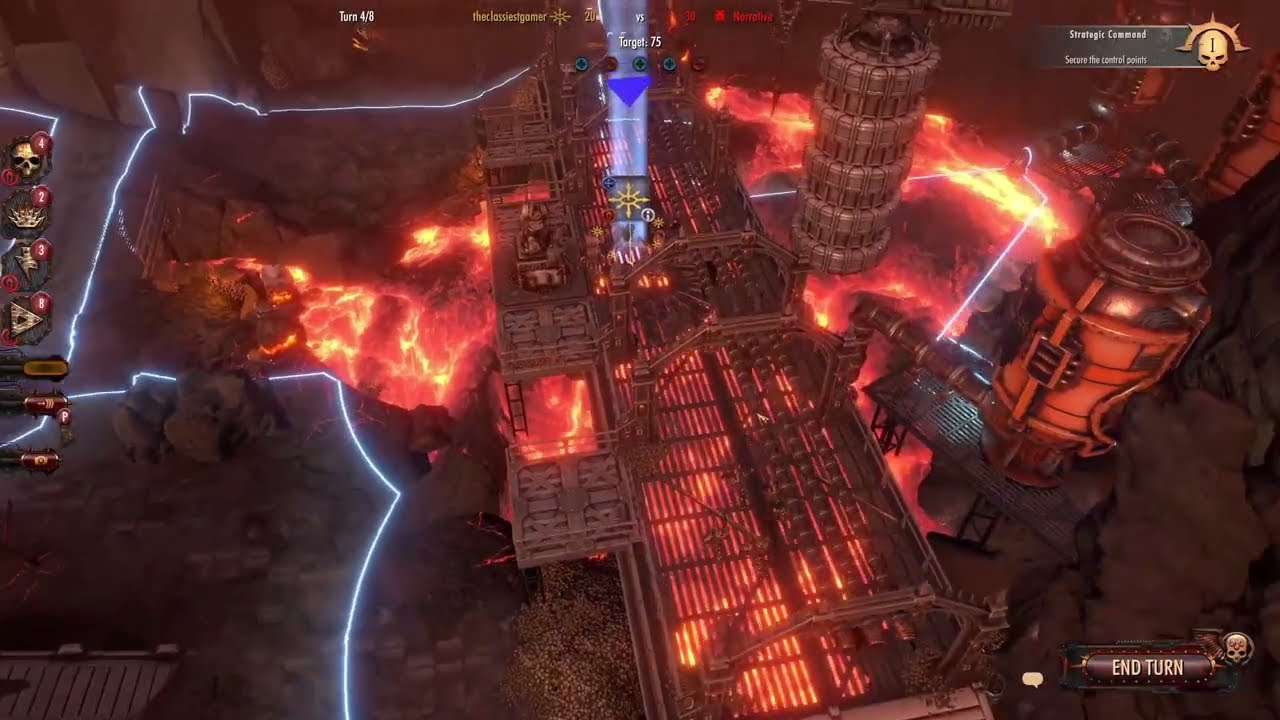 Warhammer 40000 Battlesector Multiplayer Match 289 Black Legion vs Chaos Demons