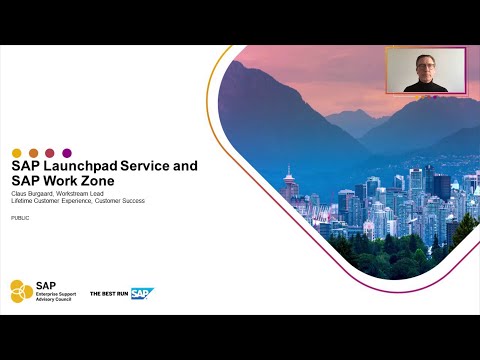 Overview video: SAP Launchpad Service and SAP Work Zone | ESAC 2021