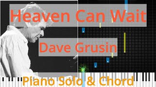 🎹Solo & Chord, Heaven Can Wait, Dave Grusin, Synthesia Piano