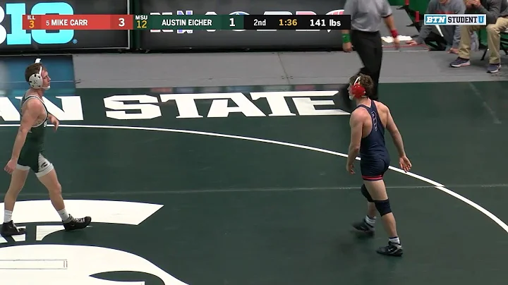 141 LBS: #5 Mike Carr (Illinois) vs. Austin Eicher...