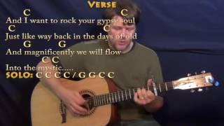 Into the Mystic (Van Morrison) Strum Guitar Cover Lesson with Chords/Lyrics - Capo 3rd chords