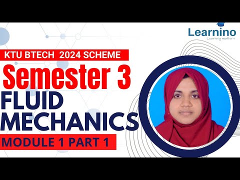S3 CE Fluid Mechanics - Module 1 Part 1 - YouTube