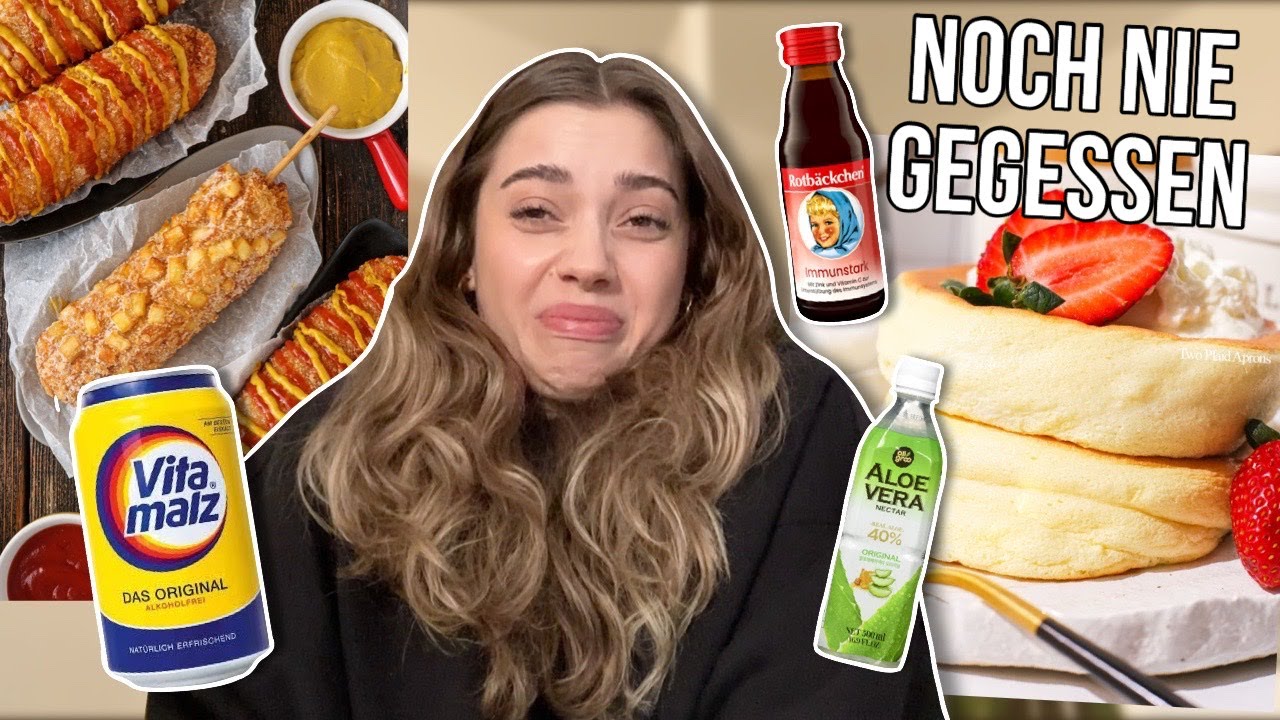 Ich esse 1 Tag nur Dinge die ich noch nie gegessen habe.